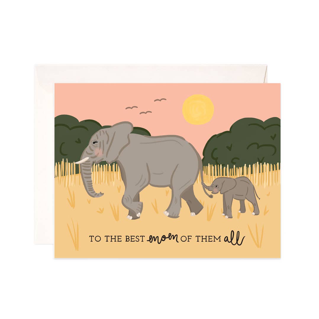 Best Mom Greeting Card - Mother's Day Card