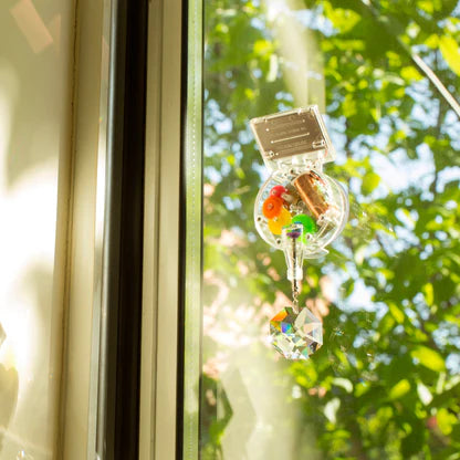 Solar Powered RainbowMaker With Crystal