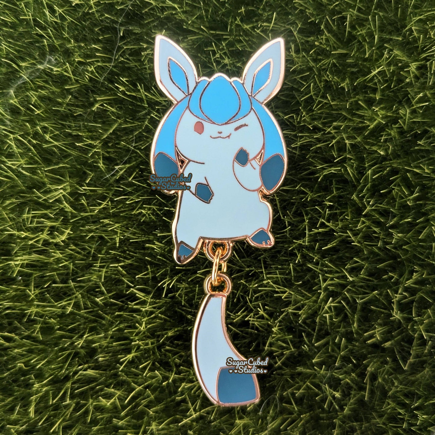 Eeveelution Dangle Tail Enamel Pins