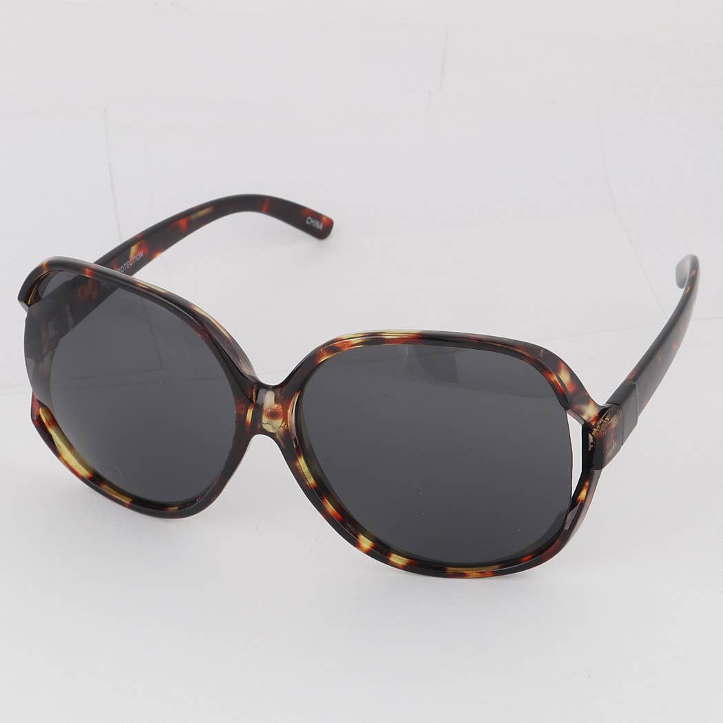 Dark Shadow Round Sunglasses
