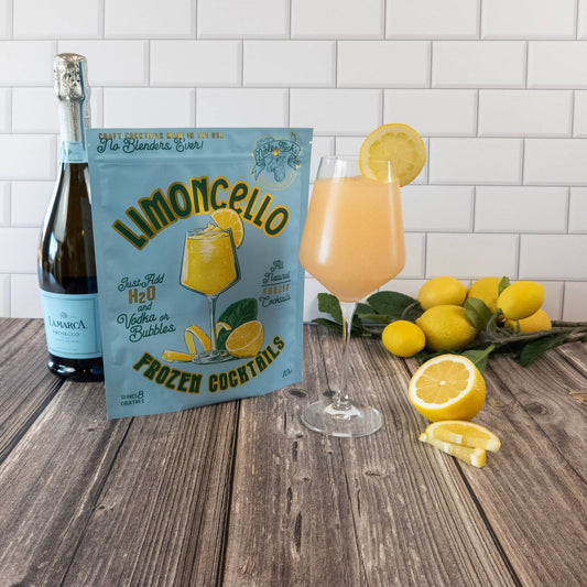 Limoncello Frozen Cocktail -Just add Water + Prosecco