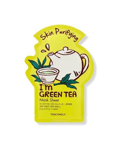 Tonymoly Korea I AM Mask SHEET Green Tea - Front & Company: Gift Store