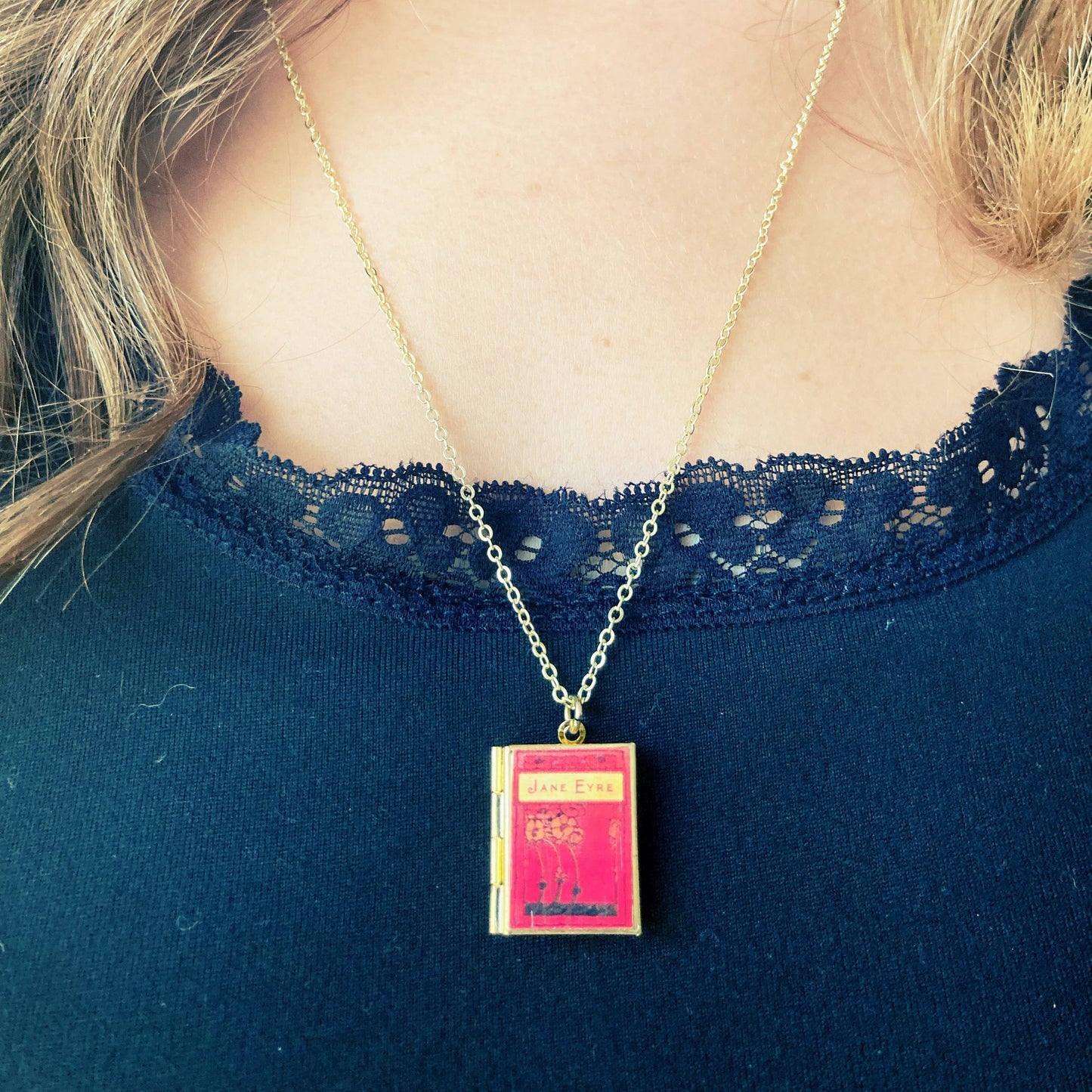 Book Locket Jane Eyre