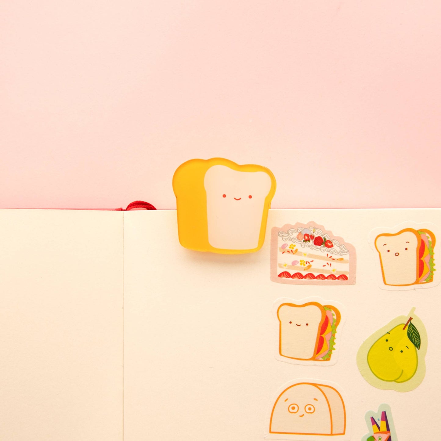 Happy Toast! Decorative Double-Sided Acrylic Clip