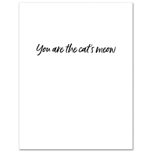 Taylor Cat's Meow Birthday Card