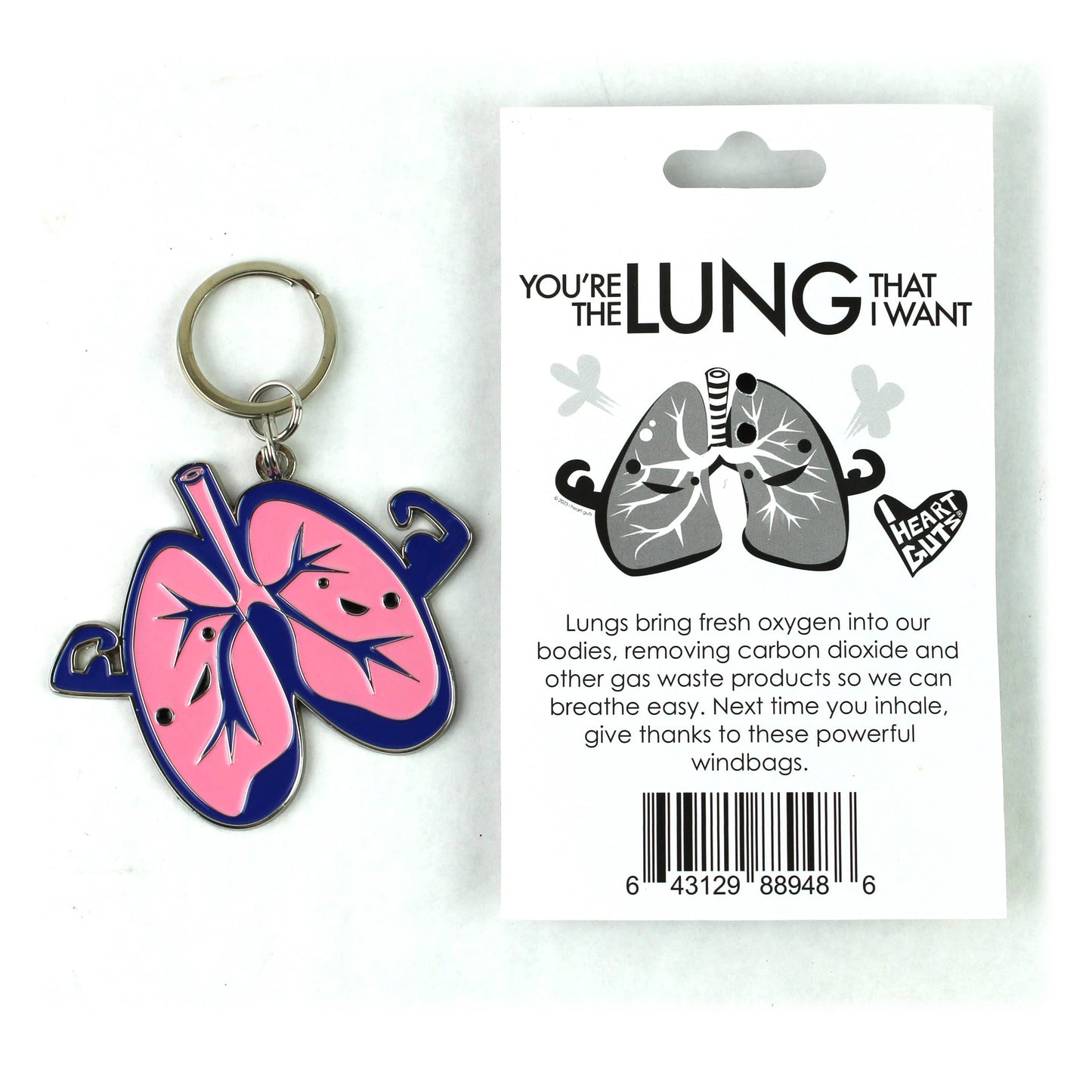 Lung Keychain - My Lung Life is Crazy