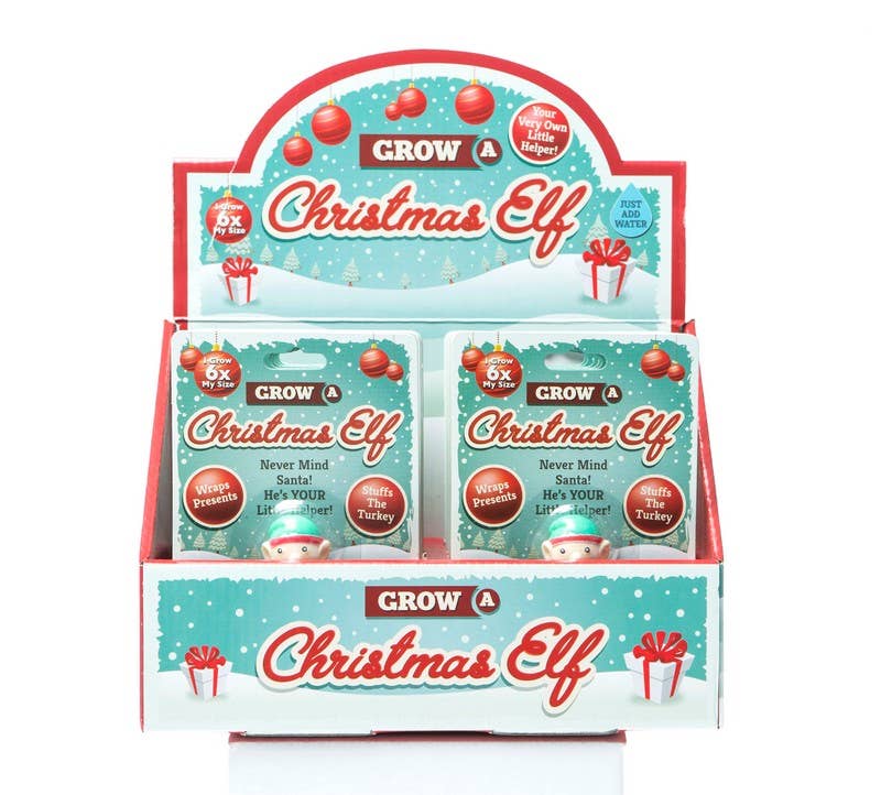 Grow A Christmas Elf Toy - Childrens Stocking Stuffers