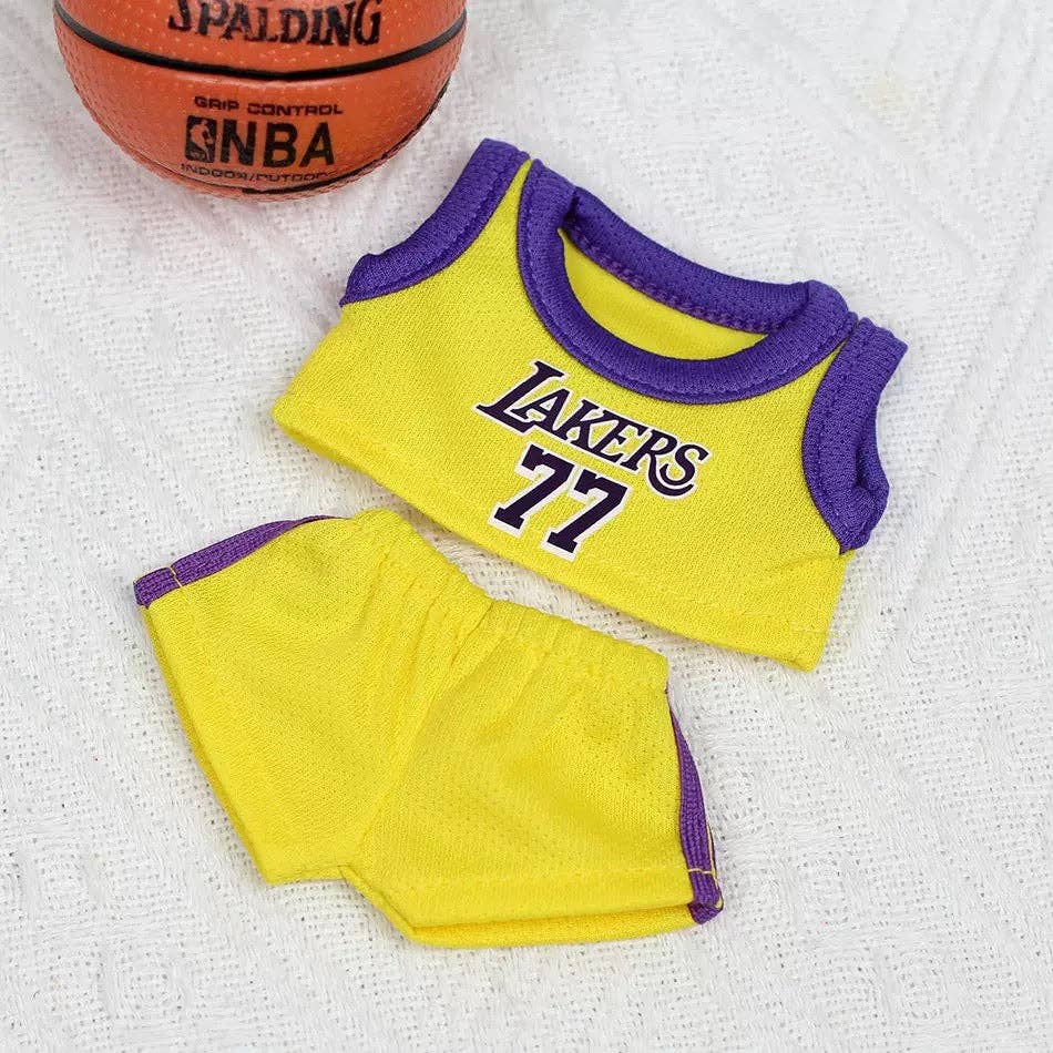 Handmade Basketball jersey for Labubu dolls sport set
