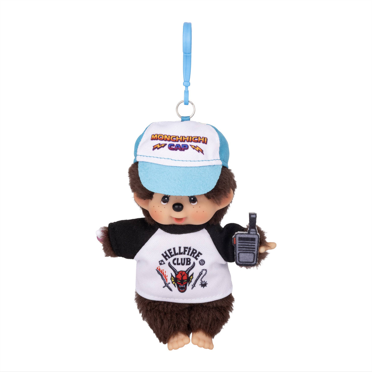 Monchhichi x Stranger Things Keychain (Hellfire Club)