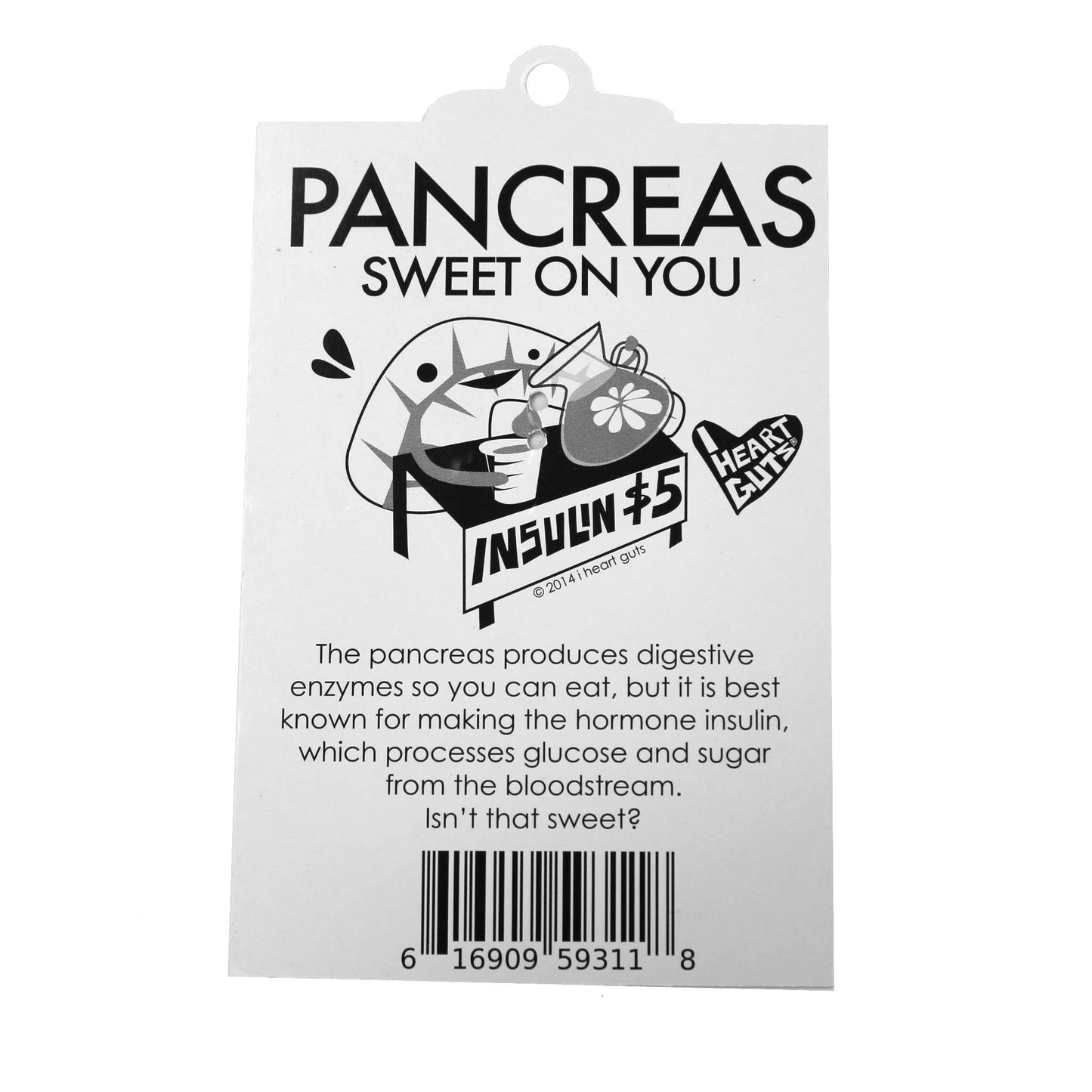 Pancreas Keychain - Insulin for the Win