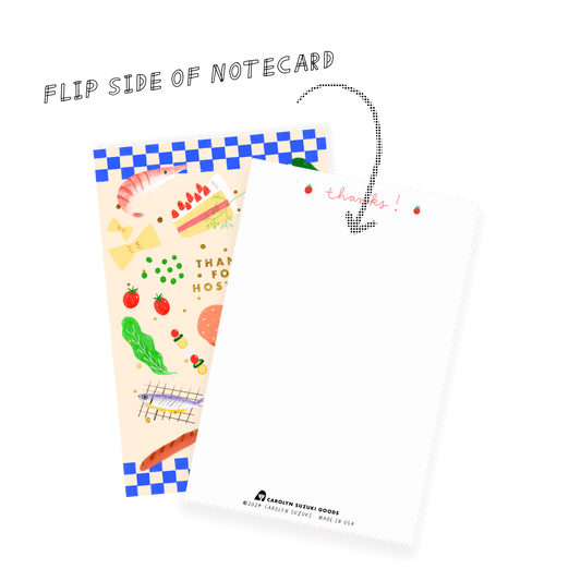 HOST WITH THE MOST - Notecard Single