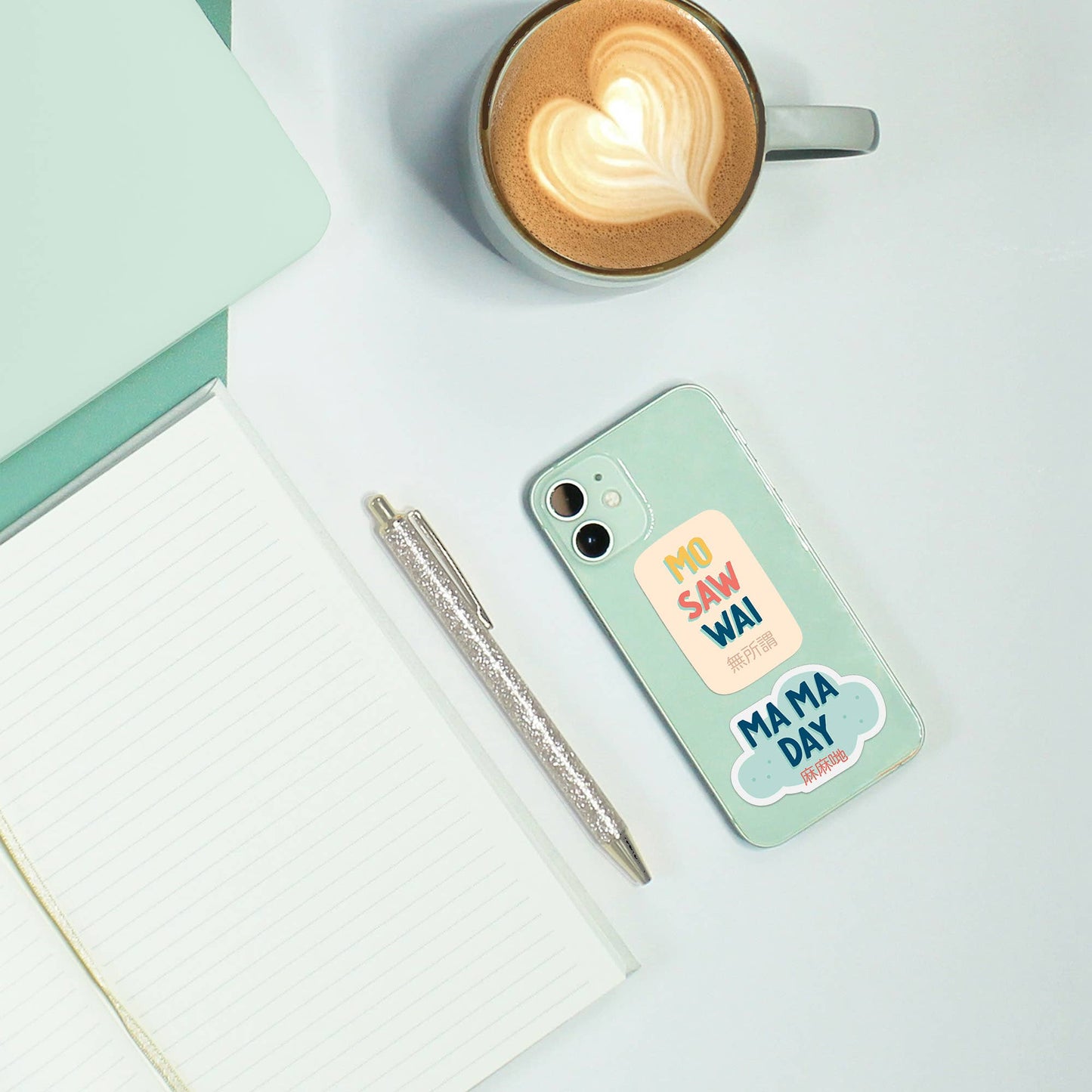 Ma ma day vinyl sticker