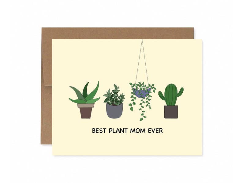 Best Plant Mom Ever Greeting Card