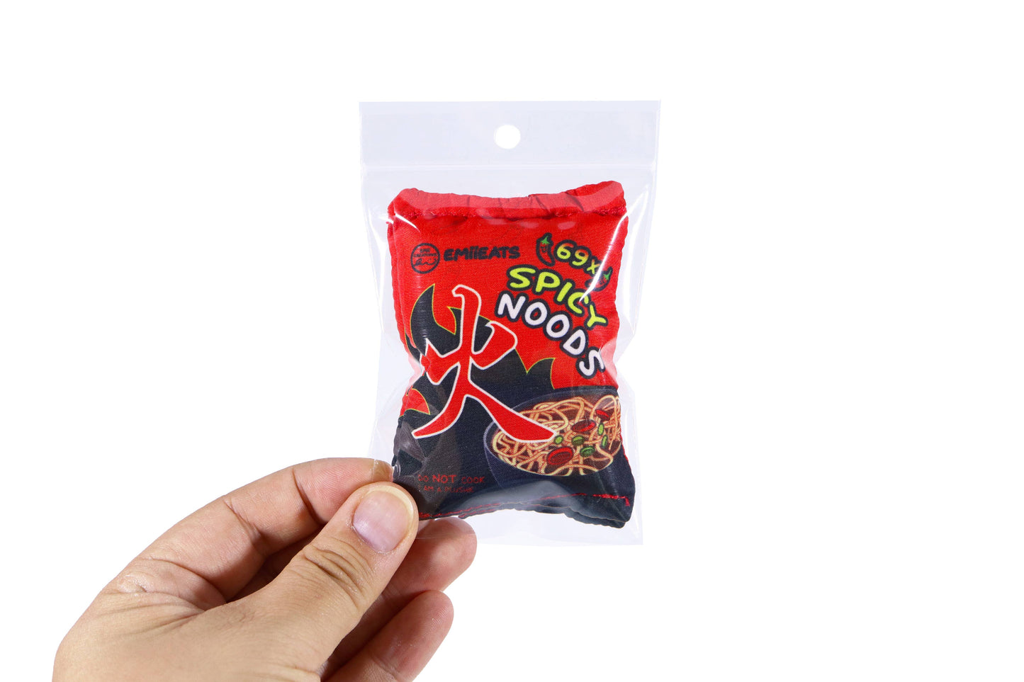Tiny Spicy Noods Plush Keychain