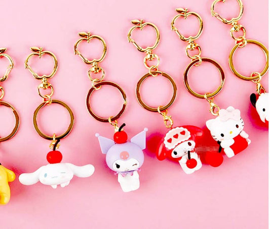 Sanrio Sweet Soda Cup Figure Keychain Key Ring -Open Box