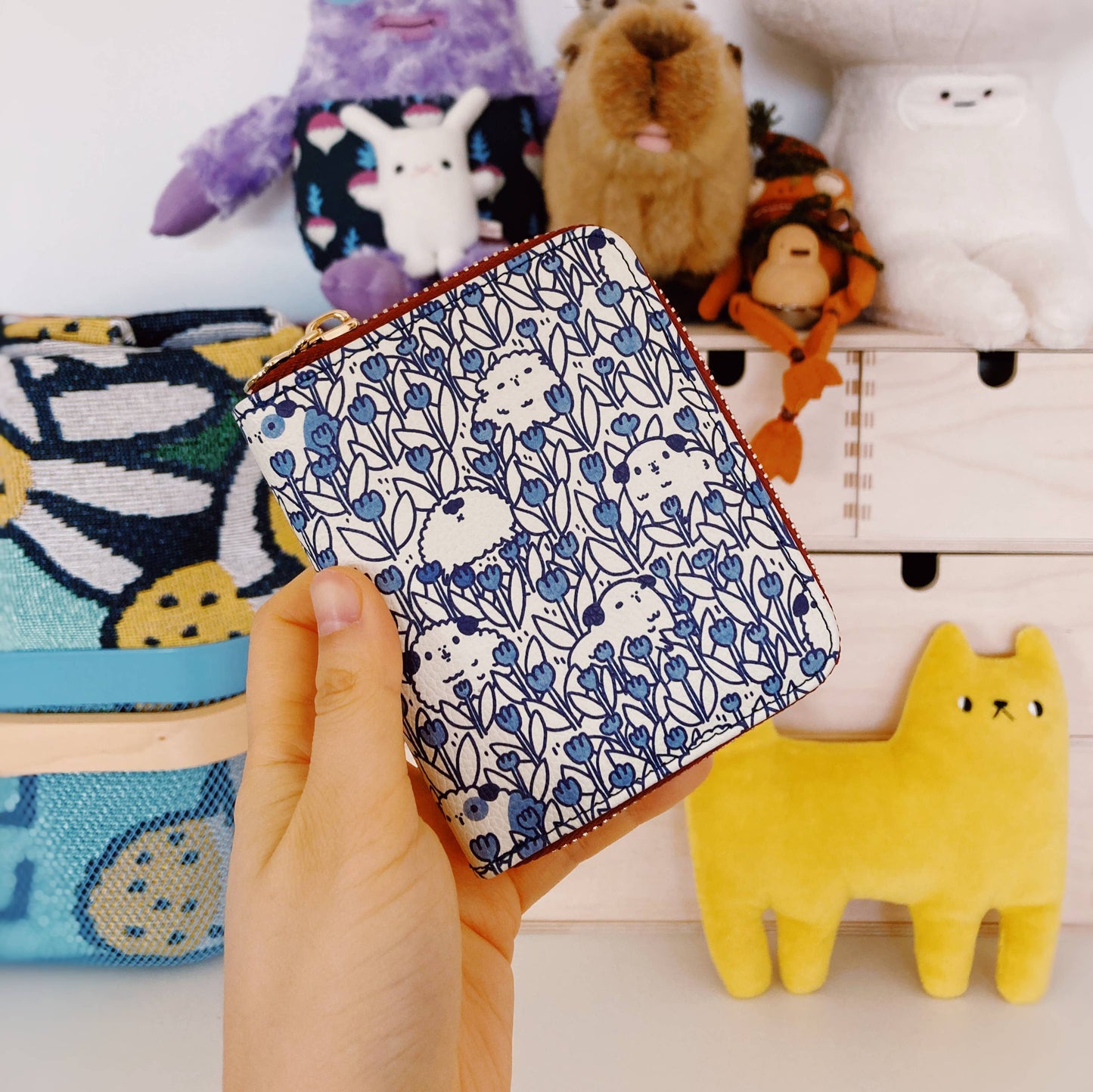 Guinea Pig Pattern Zipper Wallet featuring Guinea Pigs and T