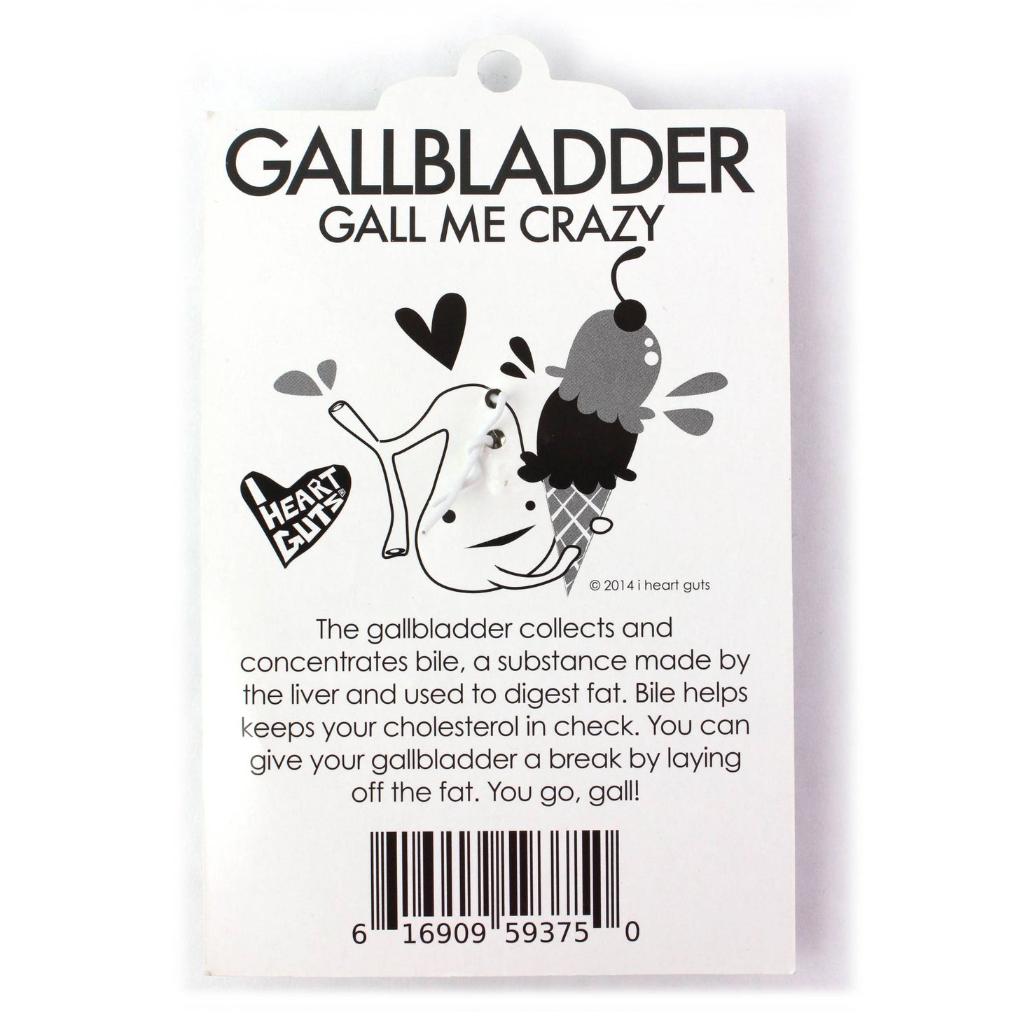 Gallbladder Keychain - Gall of the Wild