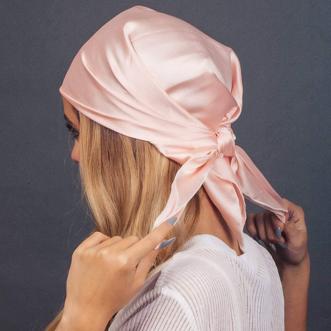 Multi Way Sleep Scarf - Blush