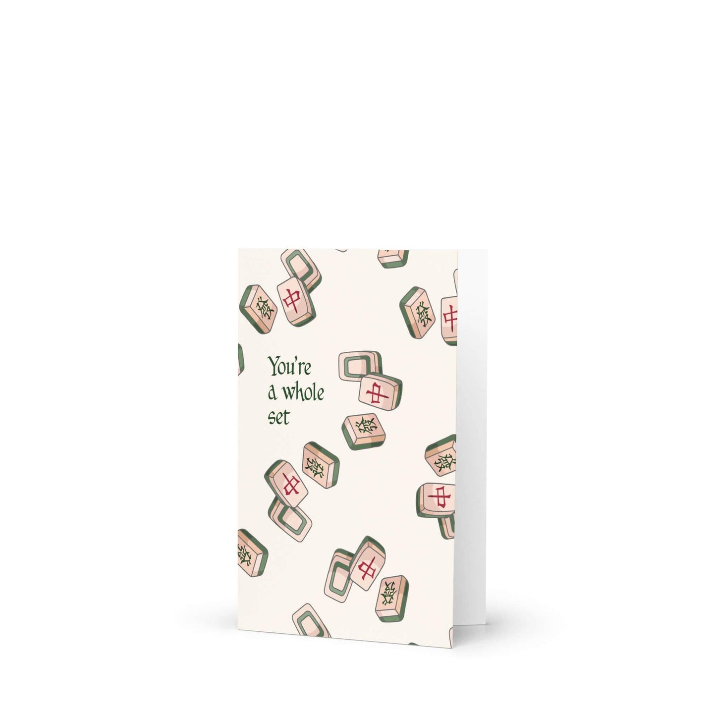 You're a Whole Set | Unique Mahjong Game Asian Card Gift
