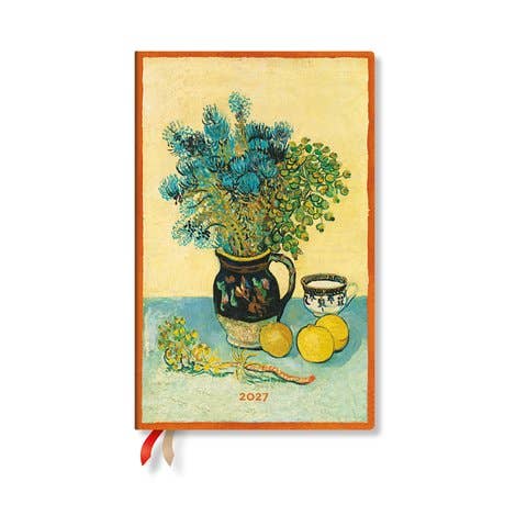 2027 Van Gogh's Still Life Maxi Vertical Hardcover 12-Month Weekly Planner,