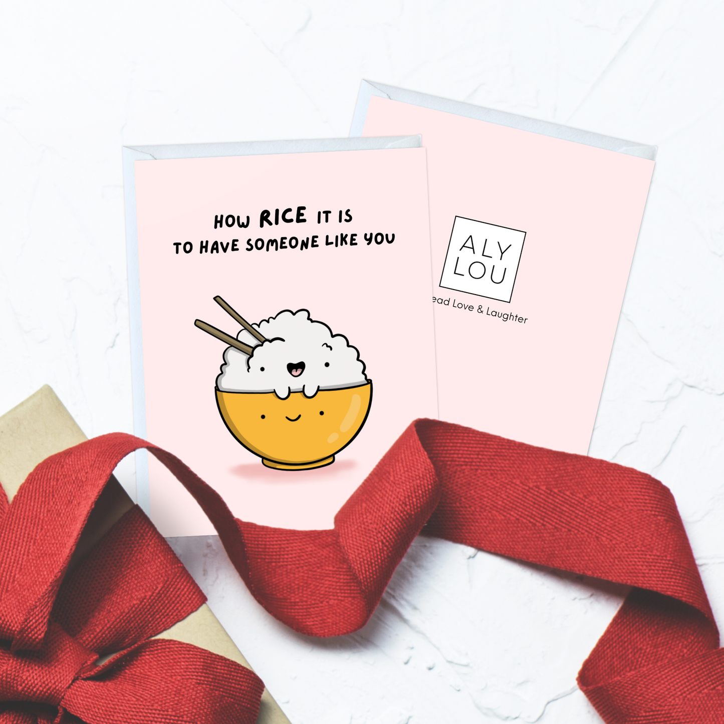 Cute Sarcastic Anniversary Birthday Card (How Rice It Is)