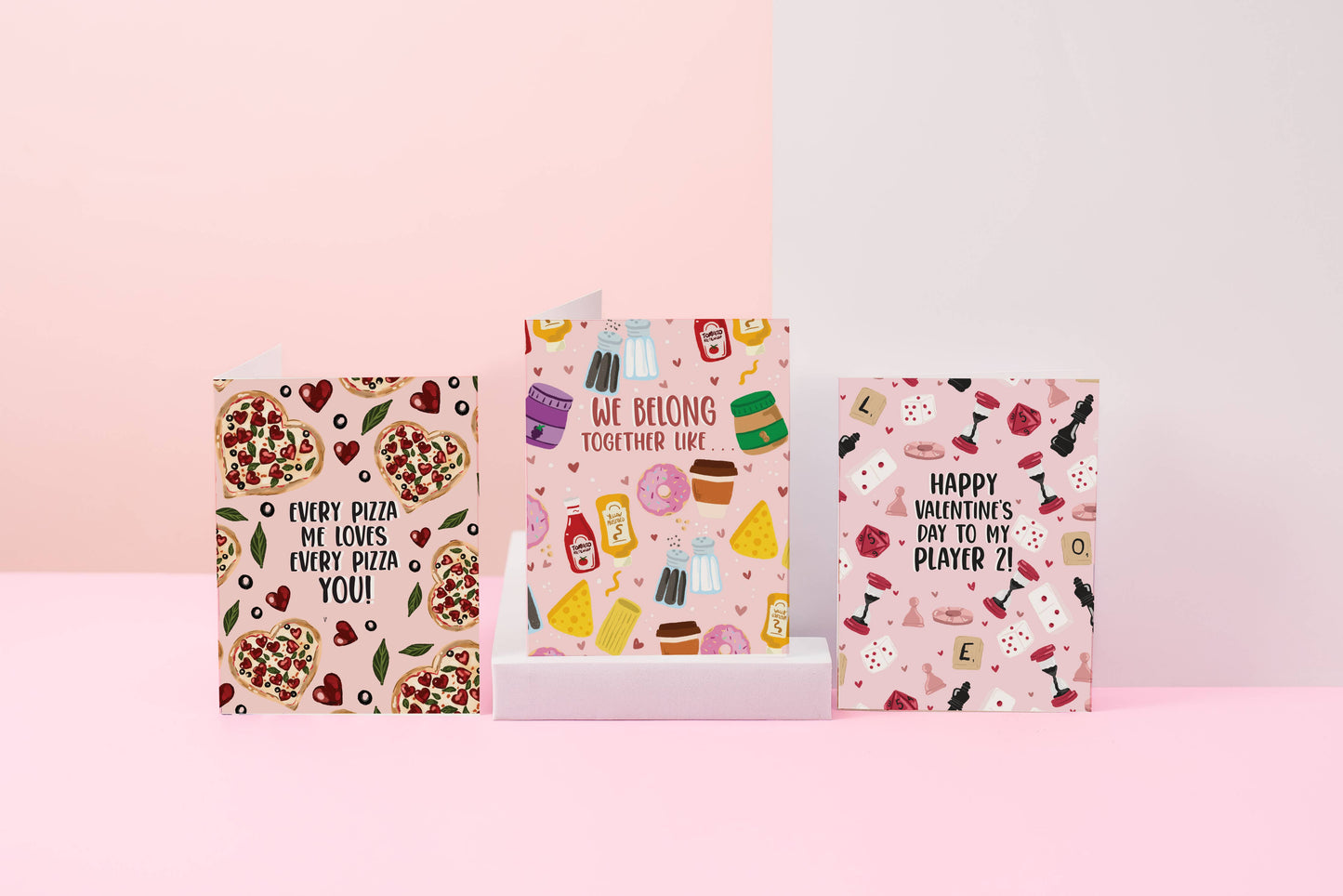 Every Pizza Me Loves Every Pizza You! - Greeting Card