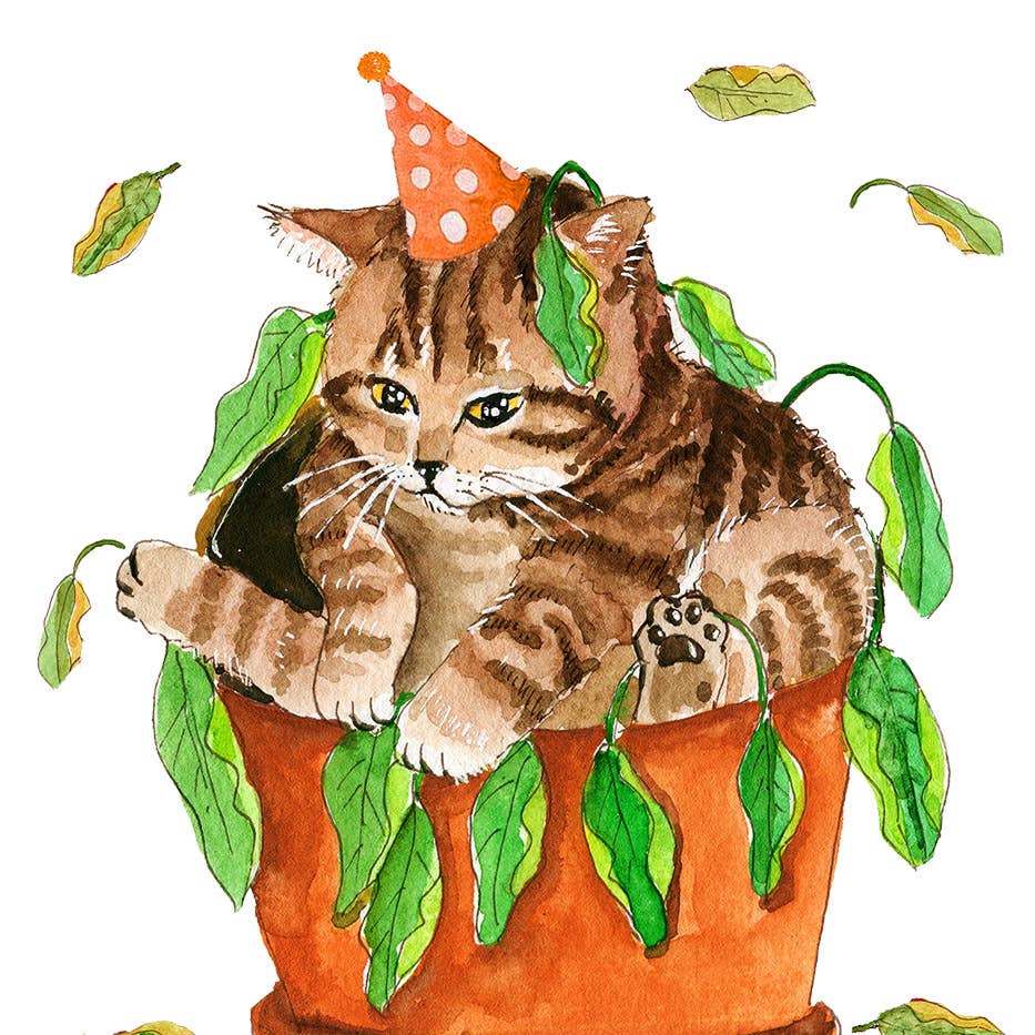 Plant Killer Party - Funny Birthday Card