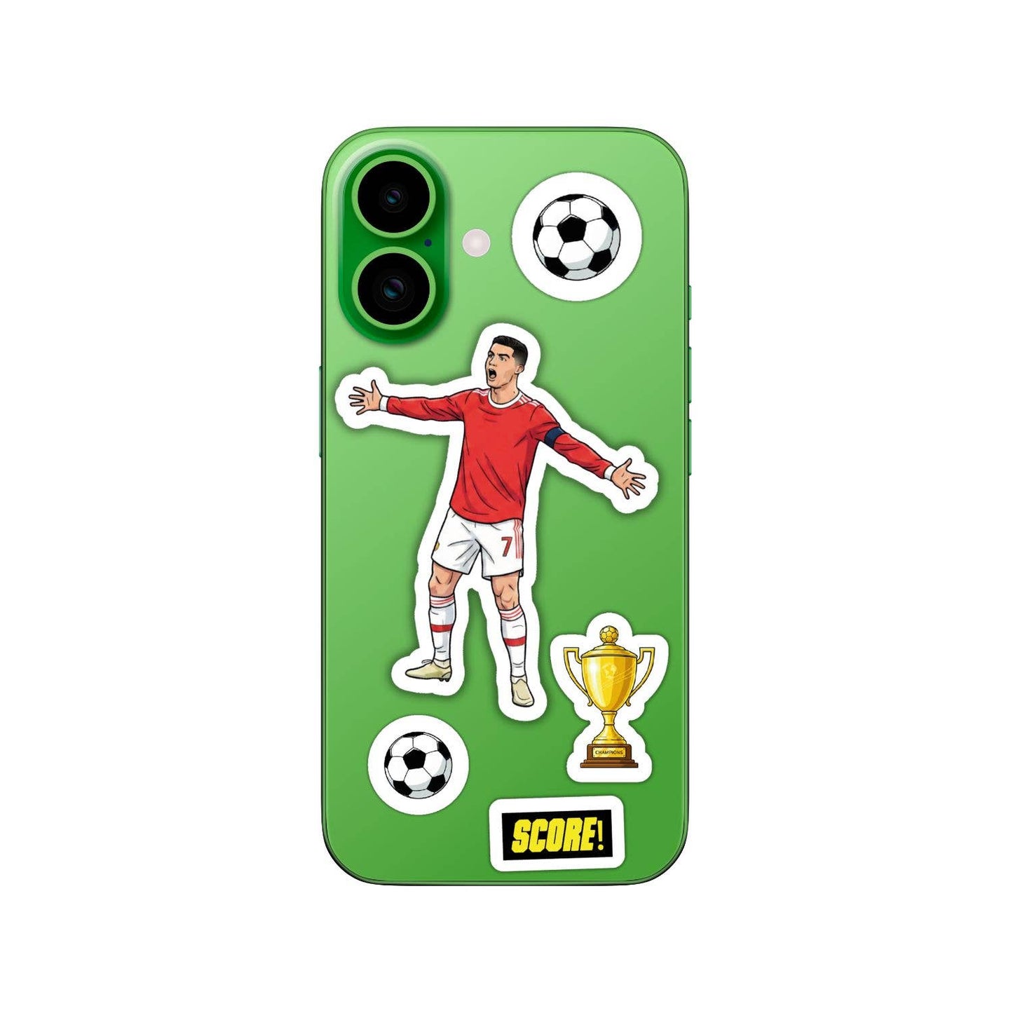 Soccer Champions Sport A5 Sticker Sheet