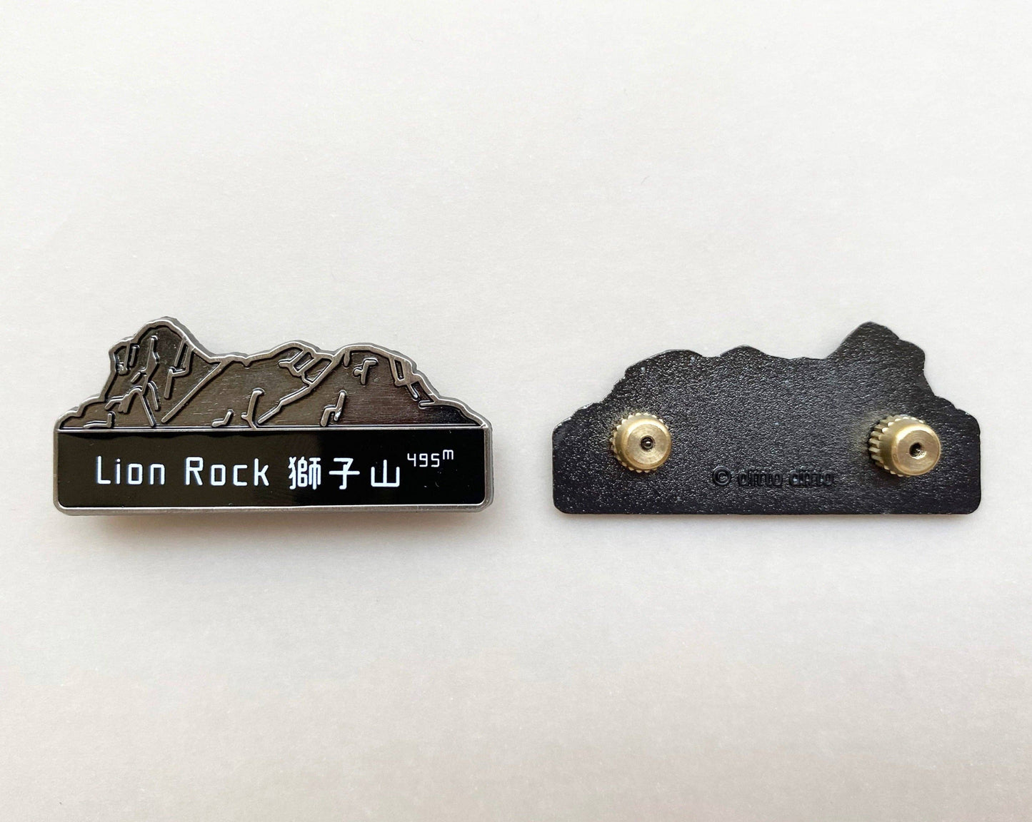 lion rock enamel pin