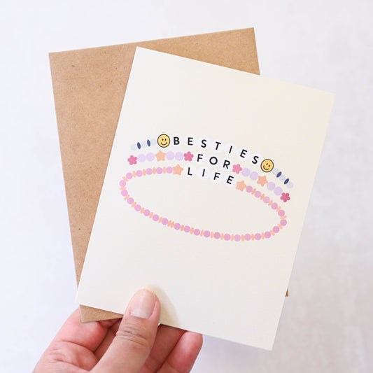 Besties For Life Friendship Bracelet - Pop CultureCard