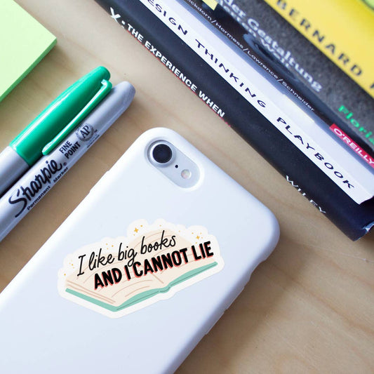 Big books vinyl sticker