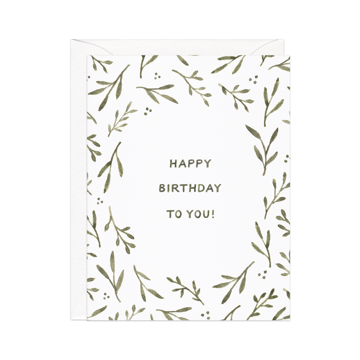 Greenery Birthday - Garden Inspired Greeting Card