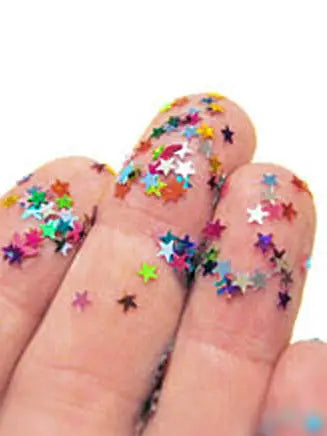 Prismatic Glitter Wands