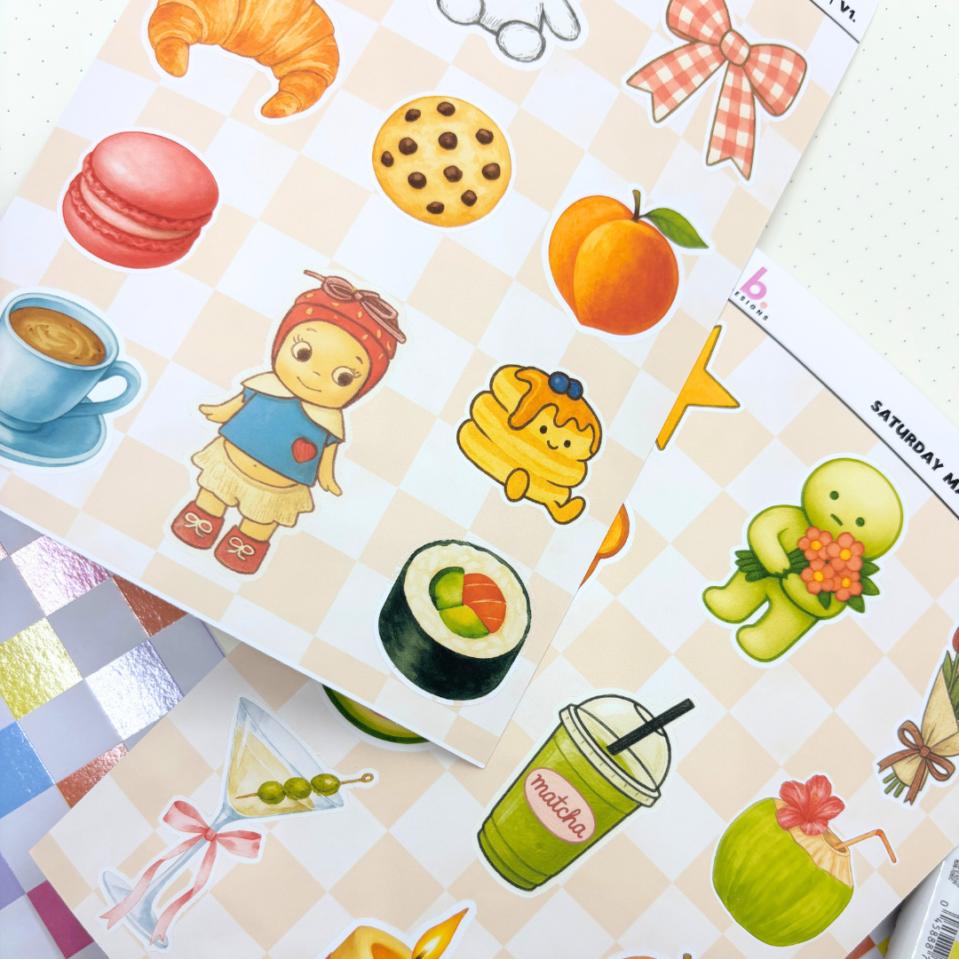 Saturday Market | Journal| Sticker Sheet