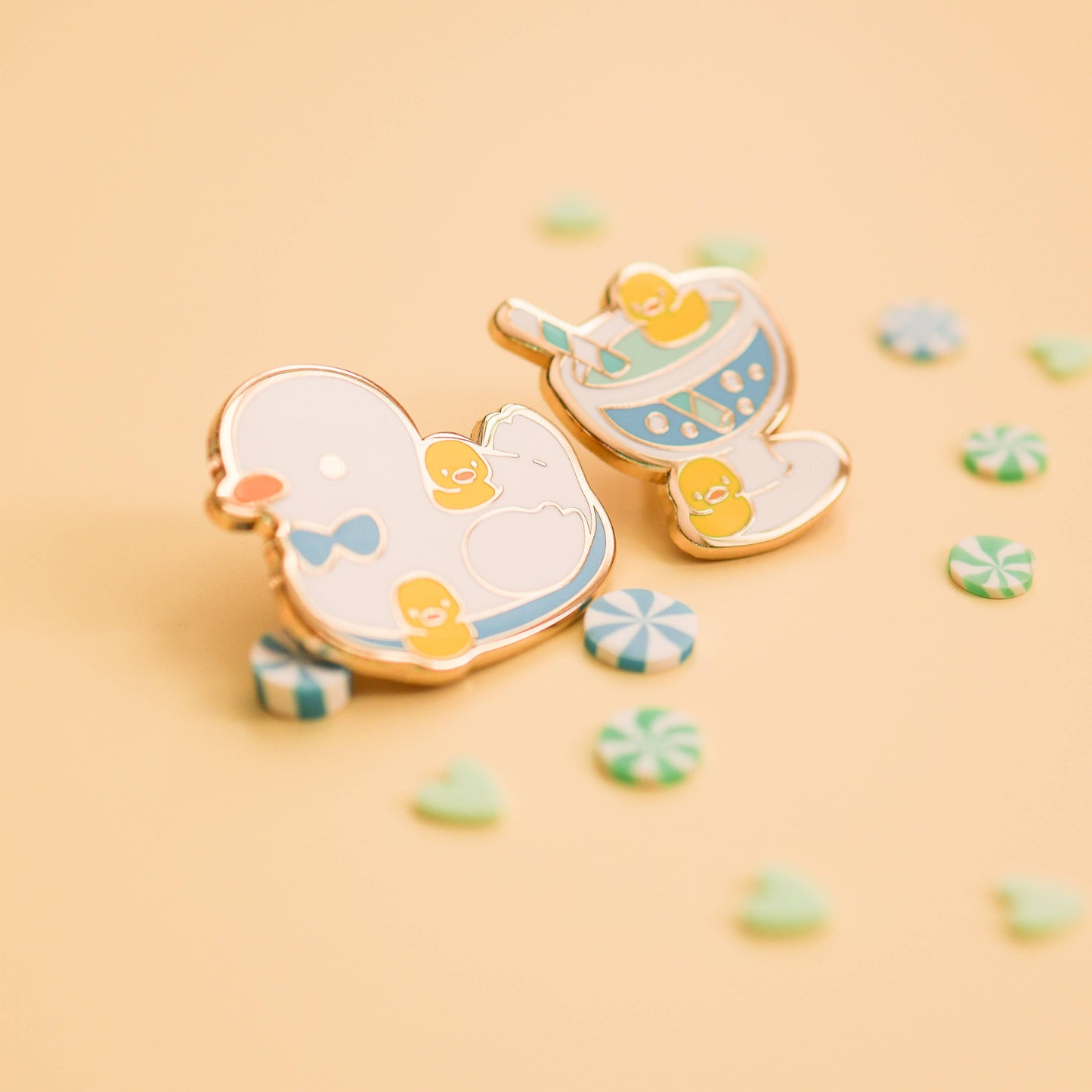 Enamel Pin - Cozy Summer Pool Party Pin Set