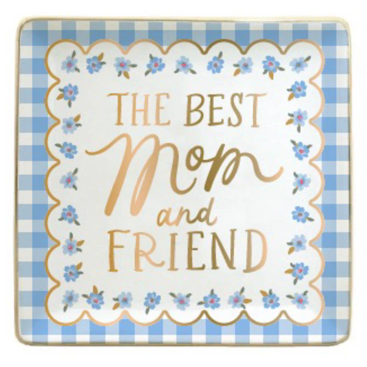 Mother's Day Ceramic Trinket Tray | Best Mom and Friend