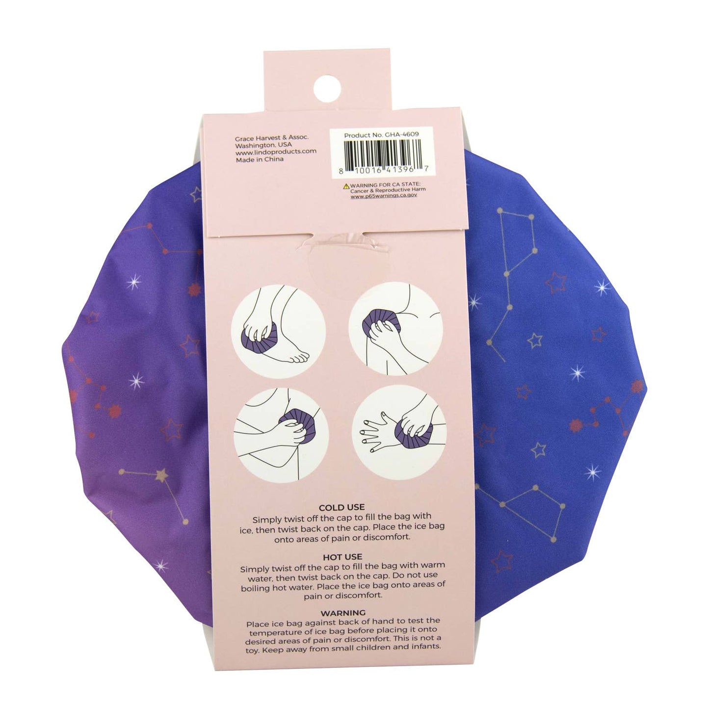 Lindo Multipurpose Large Ice Bag - Constellation Purple