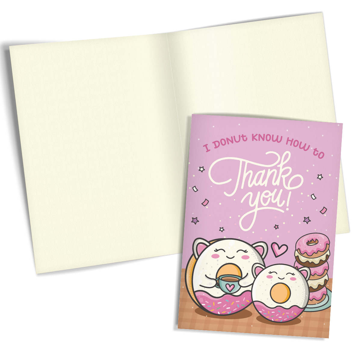Thank You Card & Donut Crochet Pattern