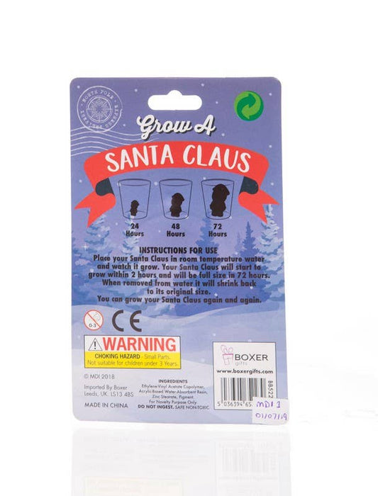 Grow A Santa Claus Toy - Childrens Stocking Stuffers