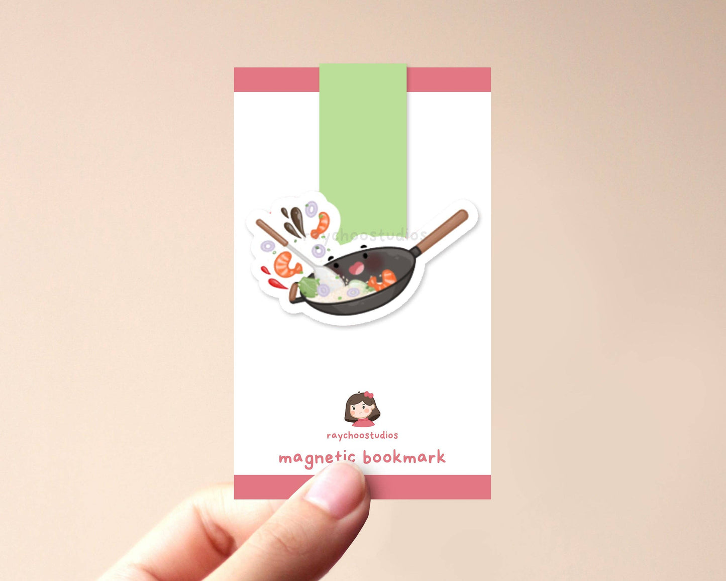 Wok Magnetic Bookmark