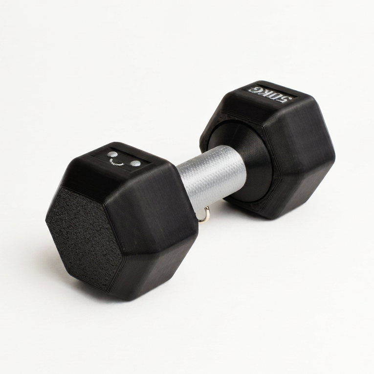 Goofy Dumbbell Clicker