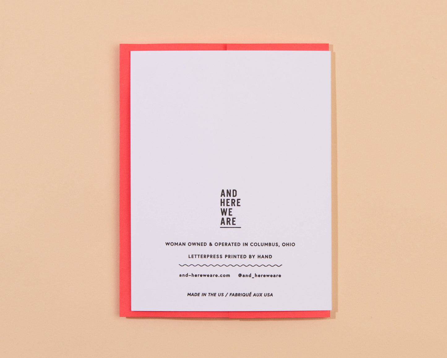 Clappy Birthday Letterpress Greeting Card