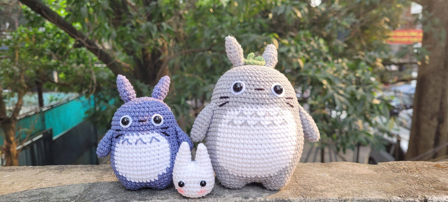 Cute Crochet My Dearest Neighbor Totoro Plushie, Stuffed Toy