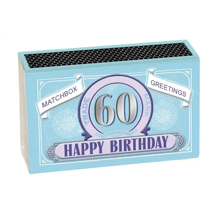 Happy 60Th Bday Pearl Matchbox