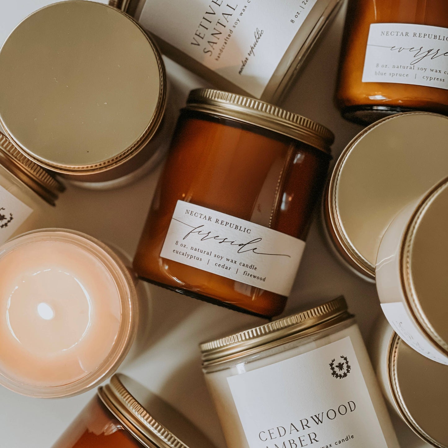 Chai Tea : Tin Soy Candle ( fall winter cozy )