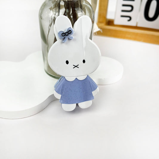 Cartoon cute acetate bunny hair claw clip