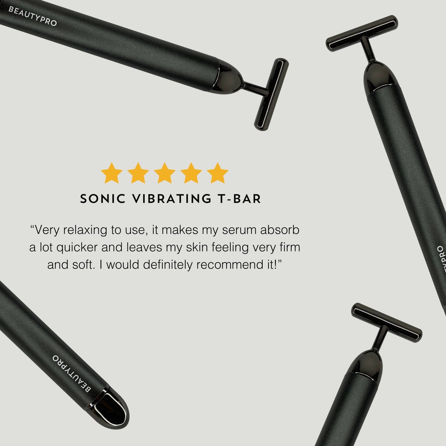 T-BAR Sonic Vibrating Anti-Ageing Device | Beauty Tech