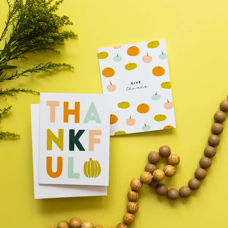 Give Thanks Pumpkin Card