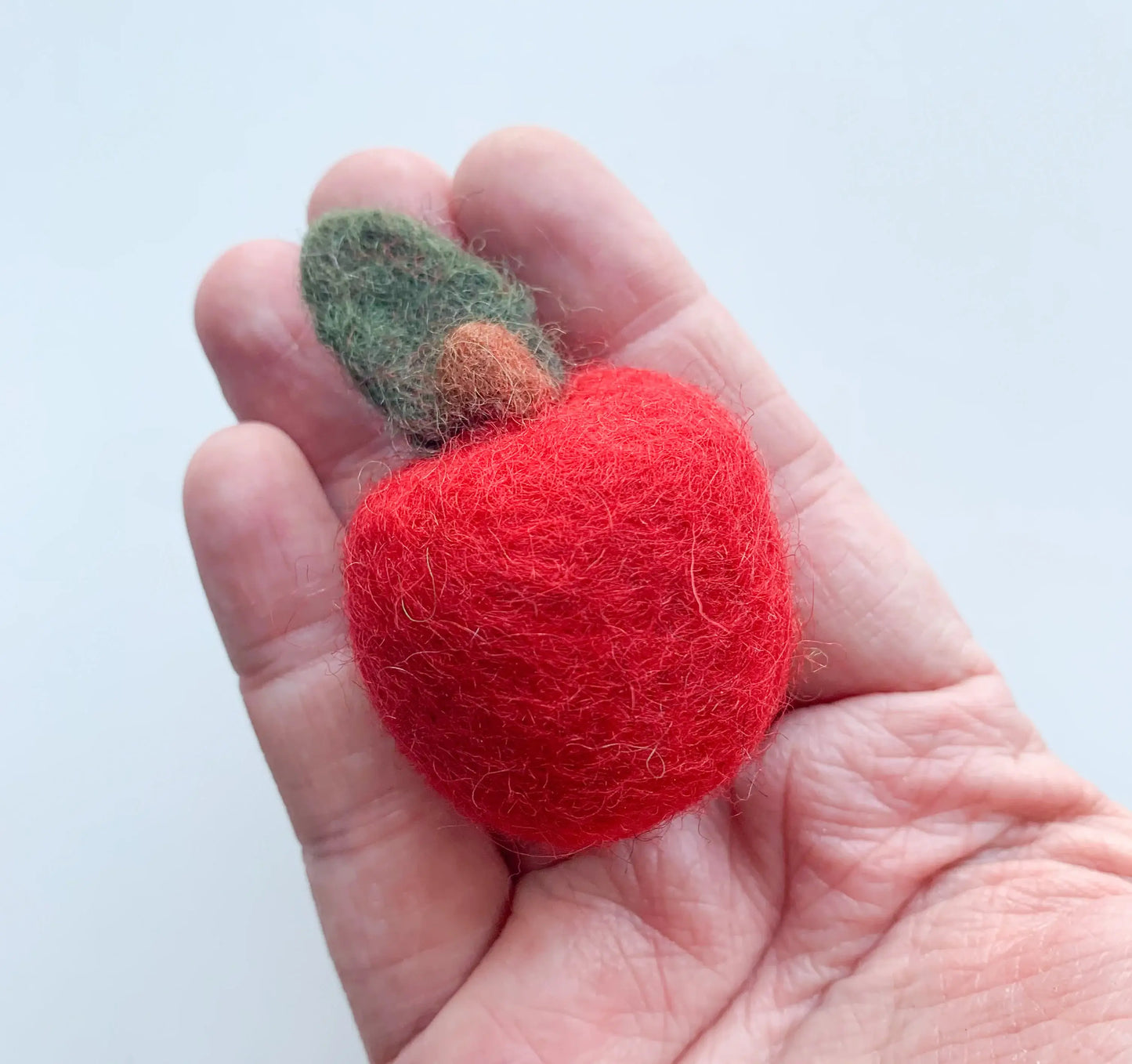 One Mini Felted Apples