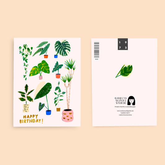 GARDEN PARTY - Birthday Card
